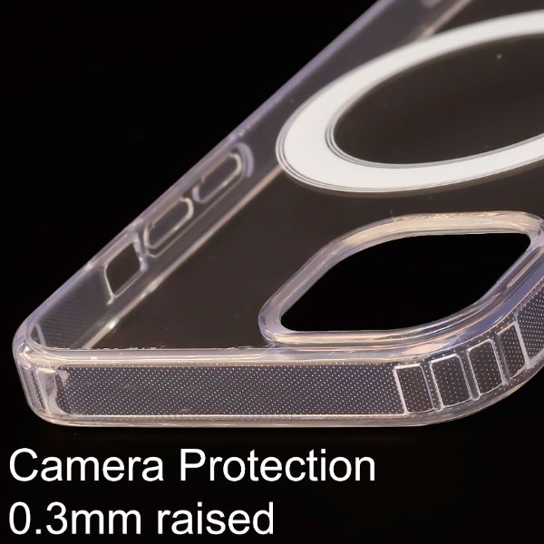 MagSafe Clear Transparent Silicone case for Apple iphone 12 Mini - Image 5
