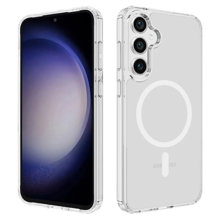 MagSafe Clear Transparent Silicone case for Samsung S25 Plus - Image 2
