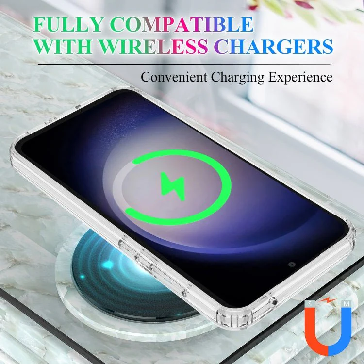 MagSafe Clear Transparent Silicone case for Samsung S25 Plus - Image 3