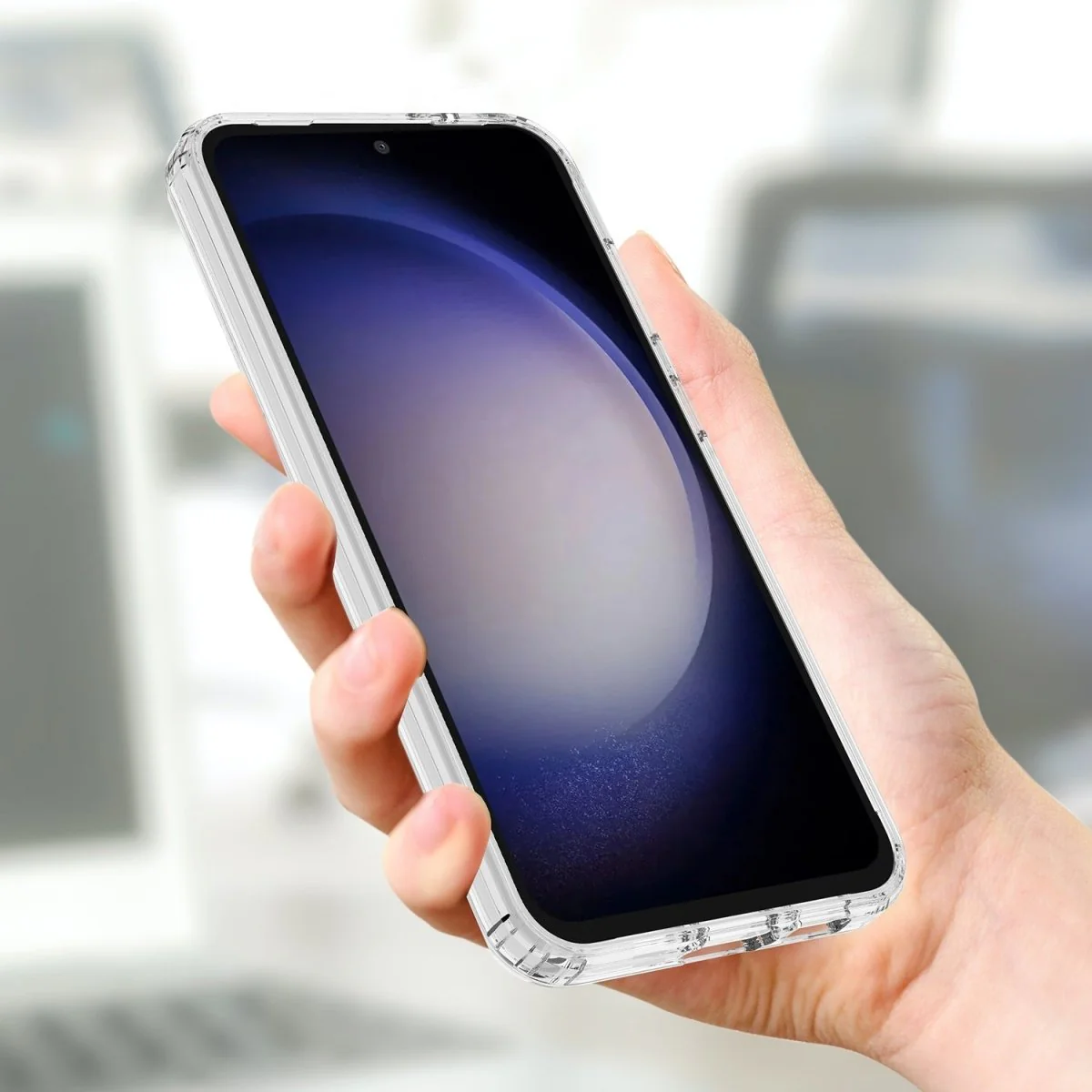 MagSafe Clear Transparent Silicone case for Samsung S25 Plus - Image 4