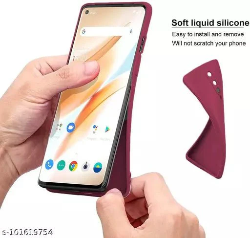 Mehroon Original Camera Silicone case for Oneplus 8 - Image 2