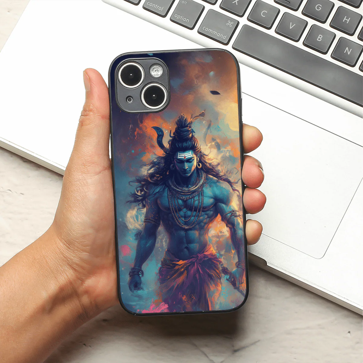 Mystic Rudra Mahadev MB Case for Apple Iphone 15 Plus