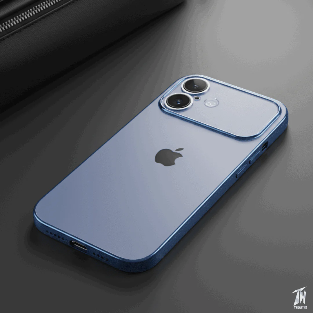 Orix Blue Matte Case for Apple iphone 16