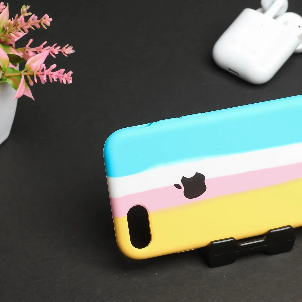 PATTERN 4 Rainbow Silicone Case for Apple iphone 7 - Image 3