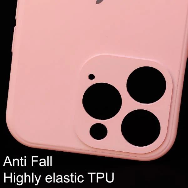 Peach Candy Silicone Case for Apple Iphone 15 Pro - Image 2