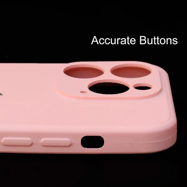 Peach Candy Silicone Case for Apple Iphone 15 Pro - Image 3