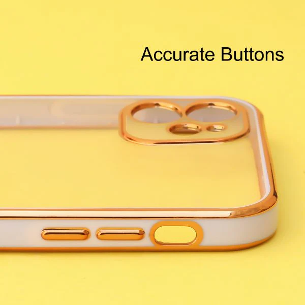 Purple Electroplated Transparent Case for Apple iphone 11 - Image 3
