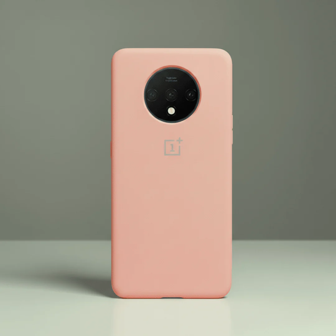 Pink Original Silicone case for Oneplus 7T