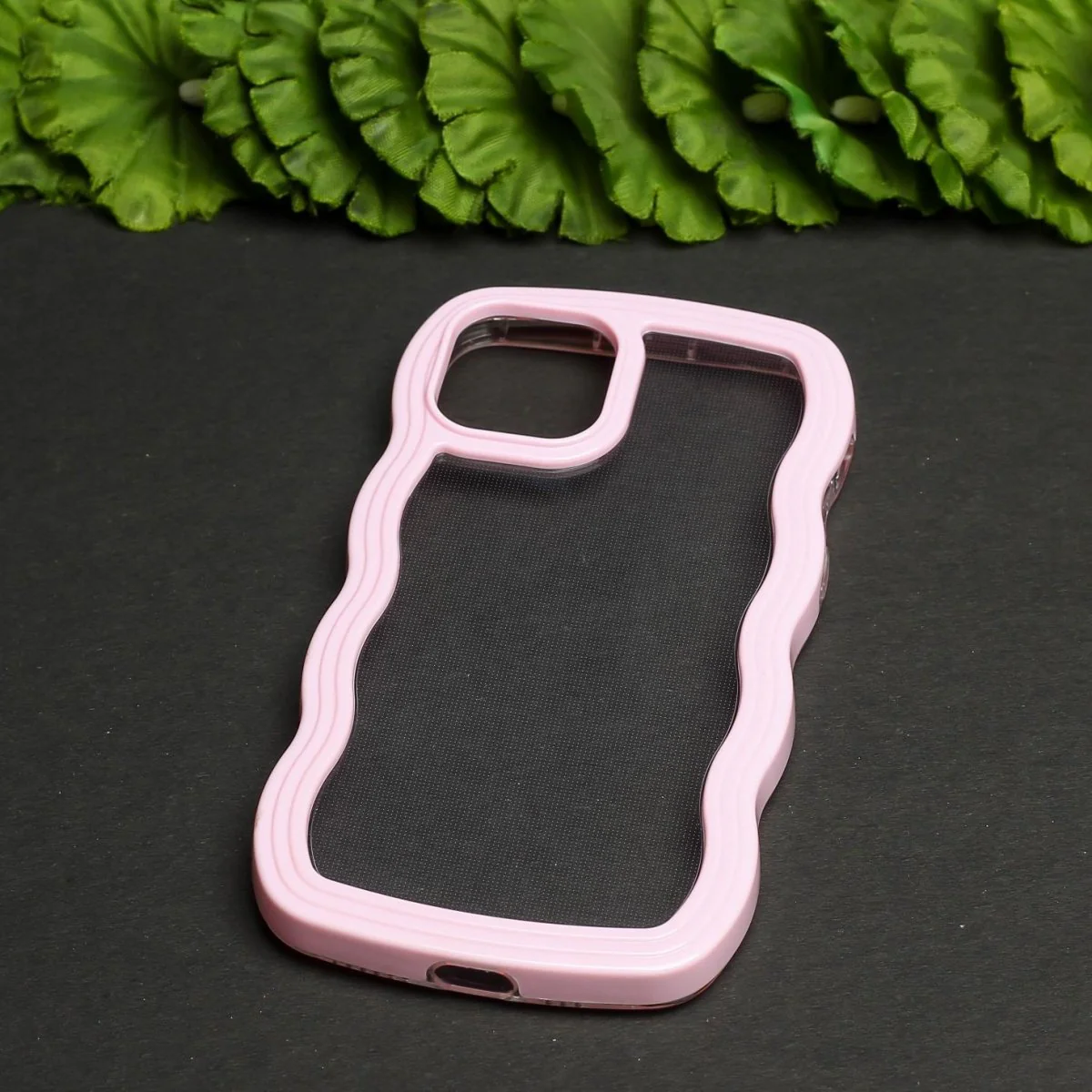 Pink Zig Zag Frame Silicon Case for Apple Iphone 11 Pro Max - Image 2