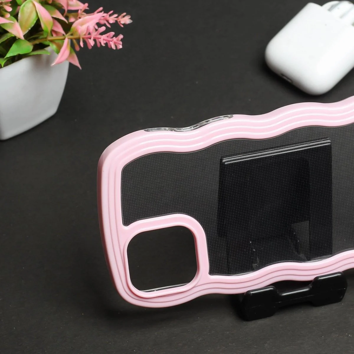 Pink Zig Zag Frame Silicon Case for Apple Iphone 11 Pro Max - Image 3