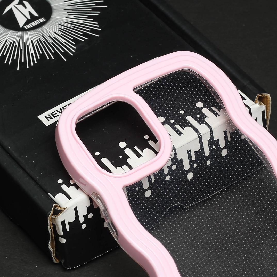 Pink Zig Zag Frame Silicon Case for Apple Iphone 11 Pro Max - Image 4