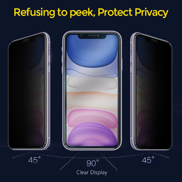 Privacy Glass Screen Protector for Apple Iphone 11 - Image 2