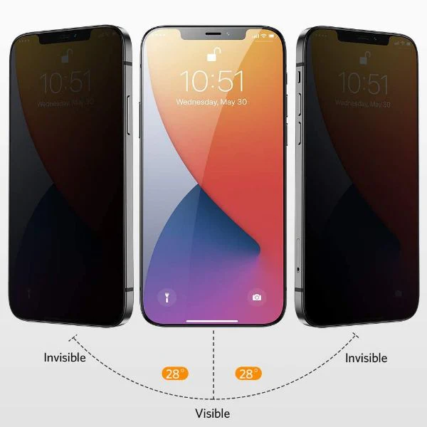 Privacy Glass Screen Protector for Apple Iphone 12 mini - Image 2