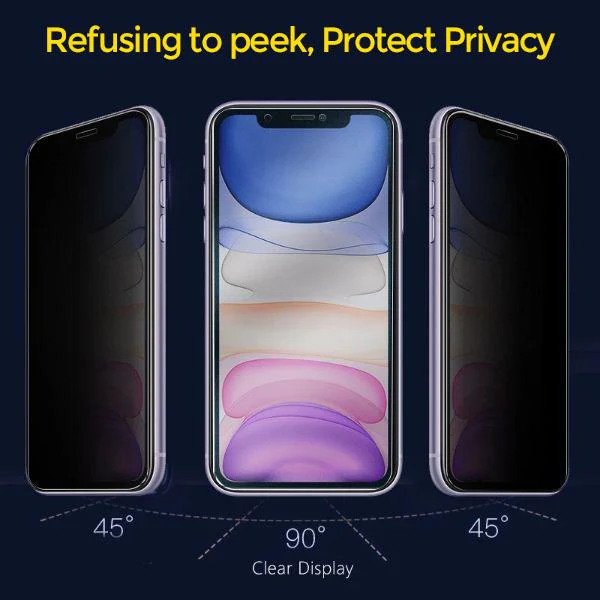 Privacy Glass Screen Protector for Apple Iphone 16 plus - Image 2