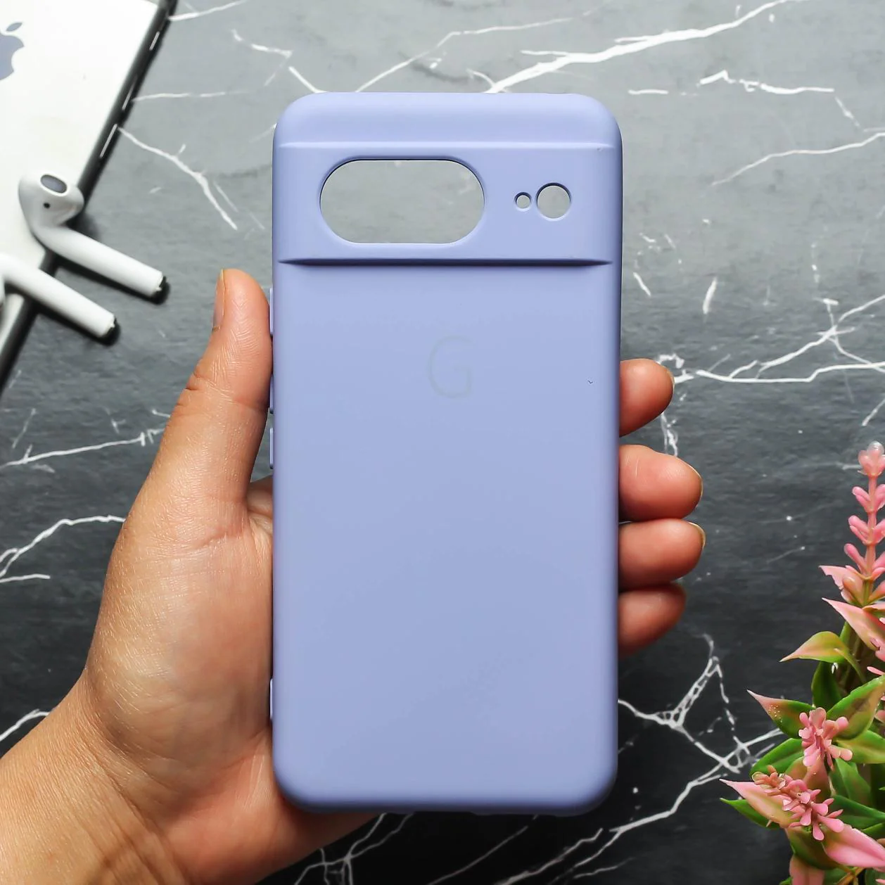 Purple Camera Original Silicone case for Google Pixel 8 - Image 2