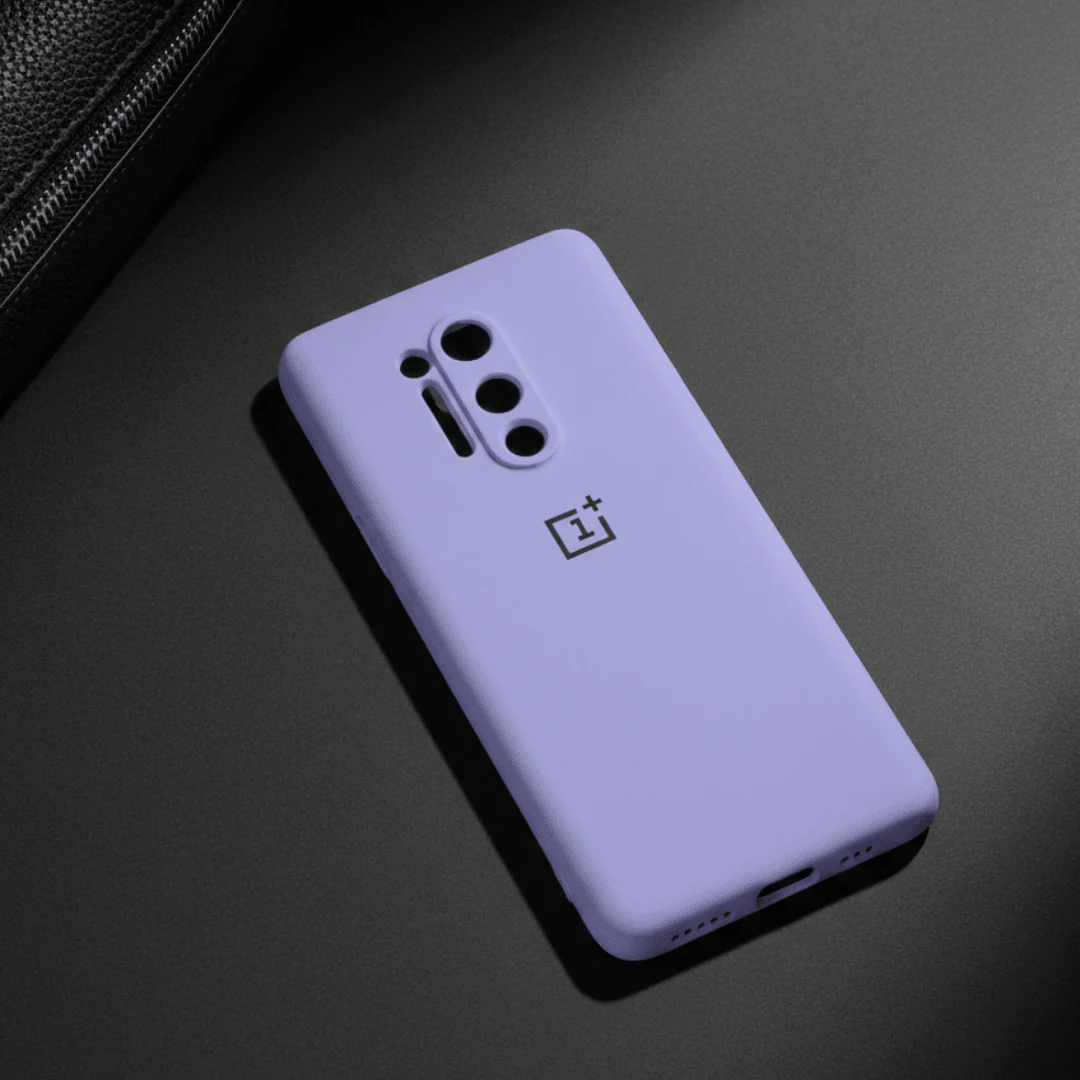 Purple Camera Original Silicone case for Oneplus 8 Pro