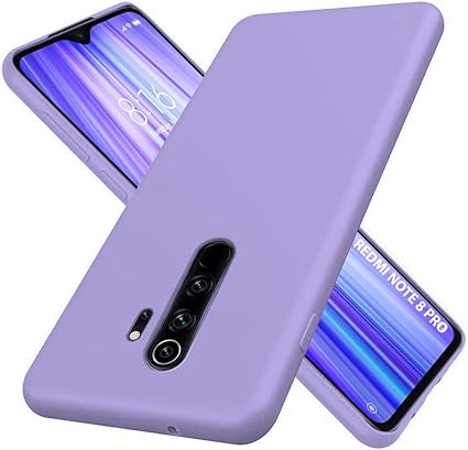 Purple Camera Original Silicone Case for Redmi Note 8 Pro - Image 2