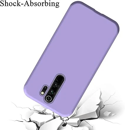 Purple Camera Original Silicone Case for Redmi Note 8 Pro - Image 3