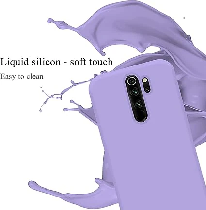 Purple Camera Original Silicone Case for Redmi Note 8 Pro - Image 5