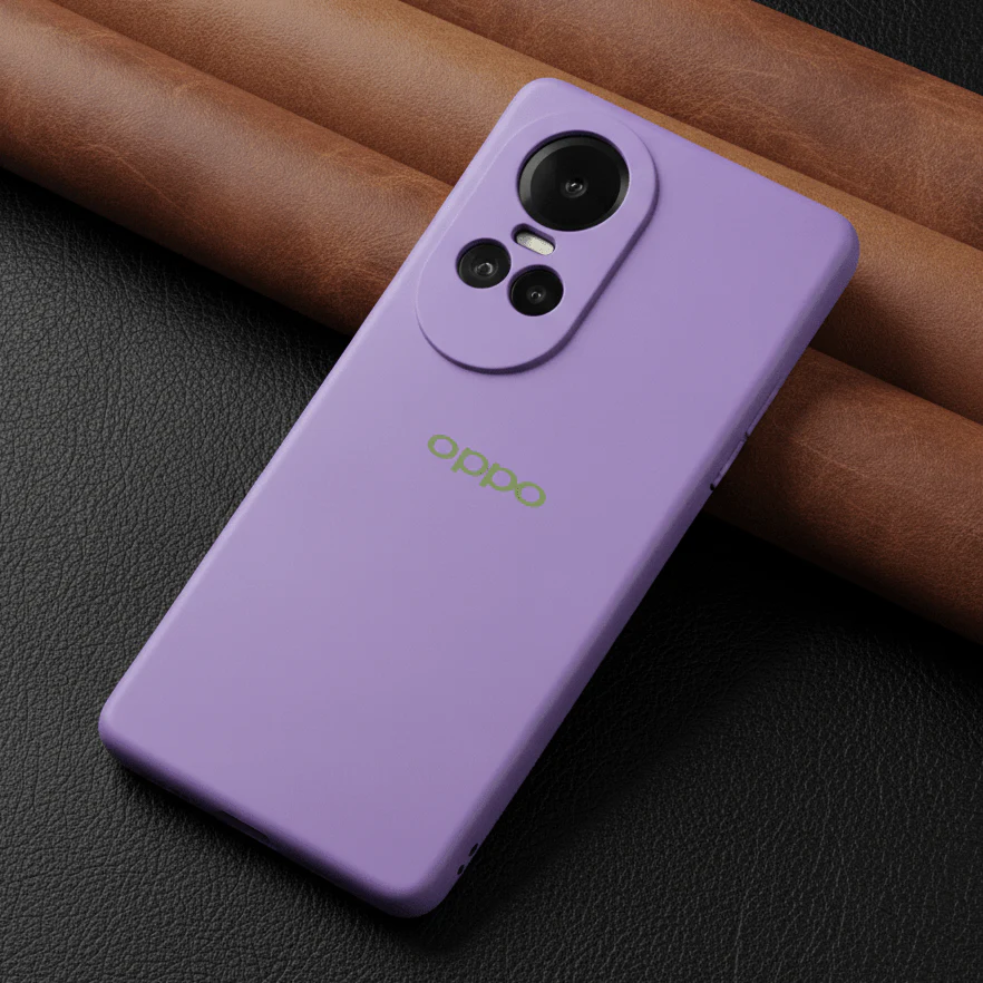Purple Candy Silicone Case for Oppo Reno 10