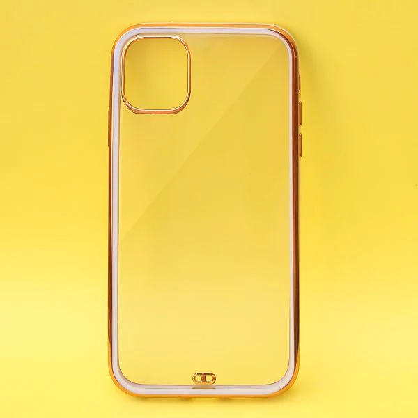 Purple Electroplated Transparent Case for Apple iphone 13 Pro - Image 2