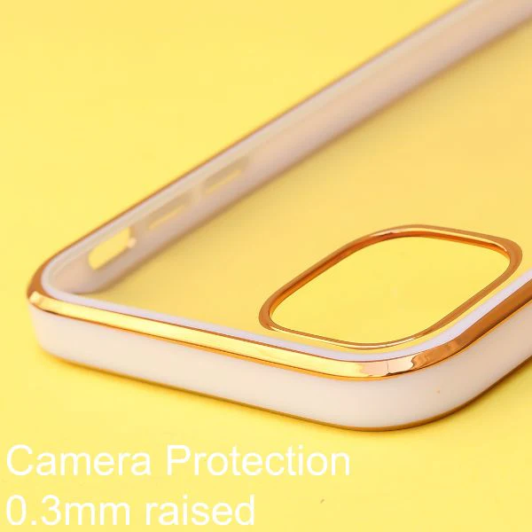 Purple Electroplated Transparent Case for Apple iphone 13 Pro - Image 5