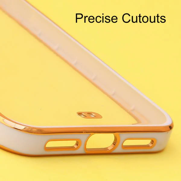 Purple Electroplated Transparent Case for Apple iphone 12 - Image 6