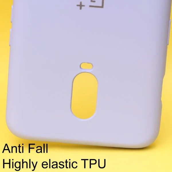 Purple Original Camera Safe Silicone case for Oneplus 6t - Image 2