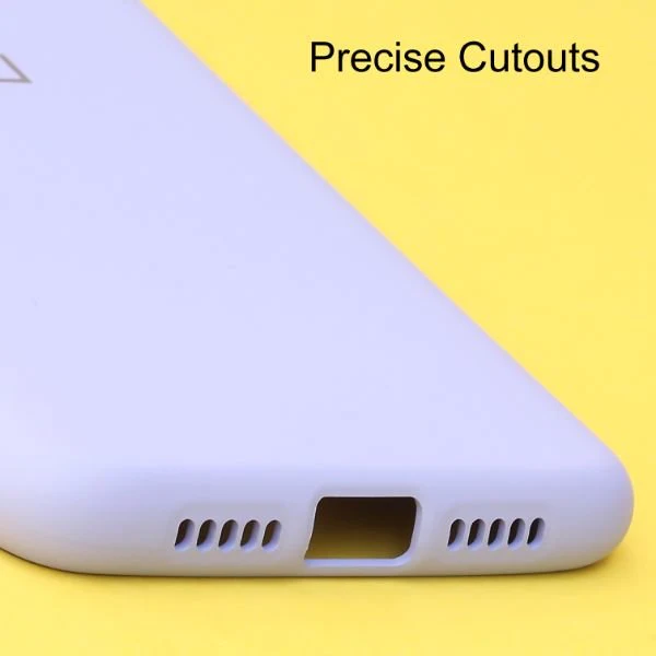 Purple Original Camera Safe Silicone case for Oneplus 6t - Image 5