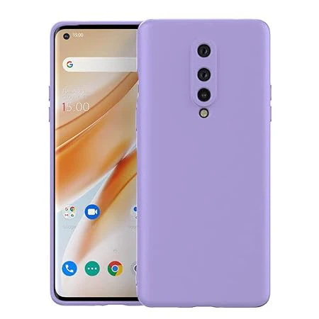 Purple Camera Original Silicone case for Oneplus 8