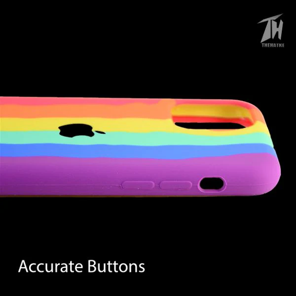Rainbow Silicone Case for Apple iphone 12 - Image 5