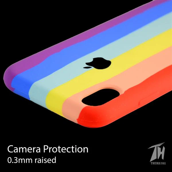 Rainbow Silicone Case for Apple iphone X/Xs - Image 3