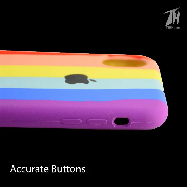 Rainbow Silicone Case for Apple iphone X/Xs - Image 4