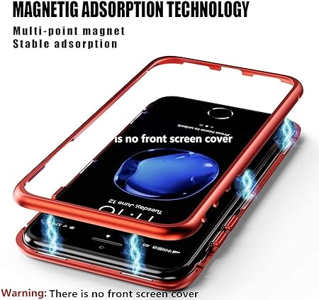 Red Magnetic Back Case for Samsung A70 - Image 2