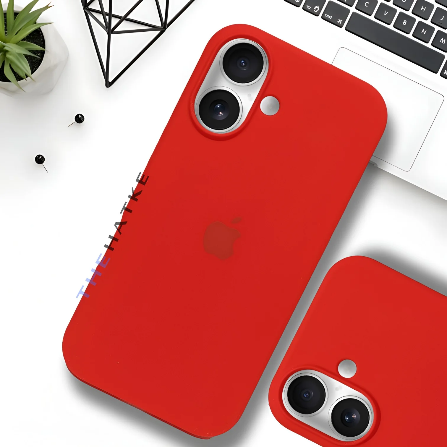 Red Original Silicone case for Apple iphone 17 - Image 5