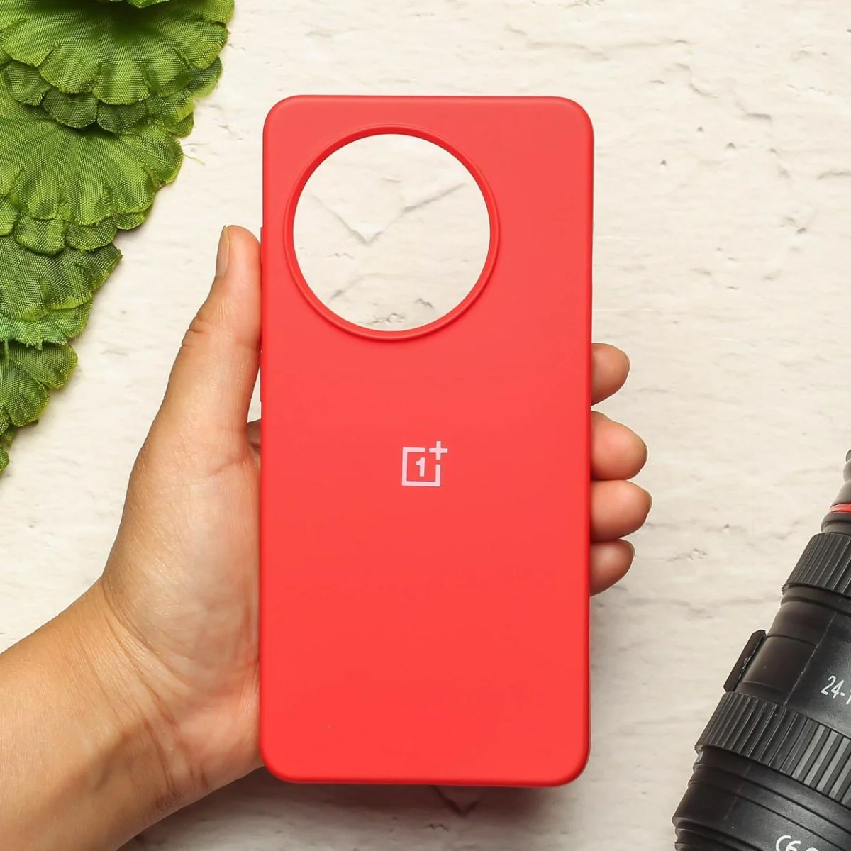Red Original Silicone case for Oneplus 11R