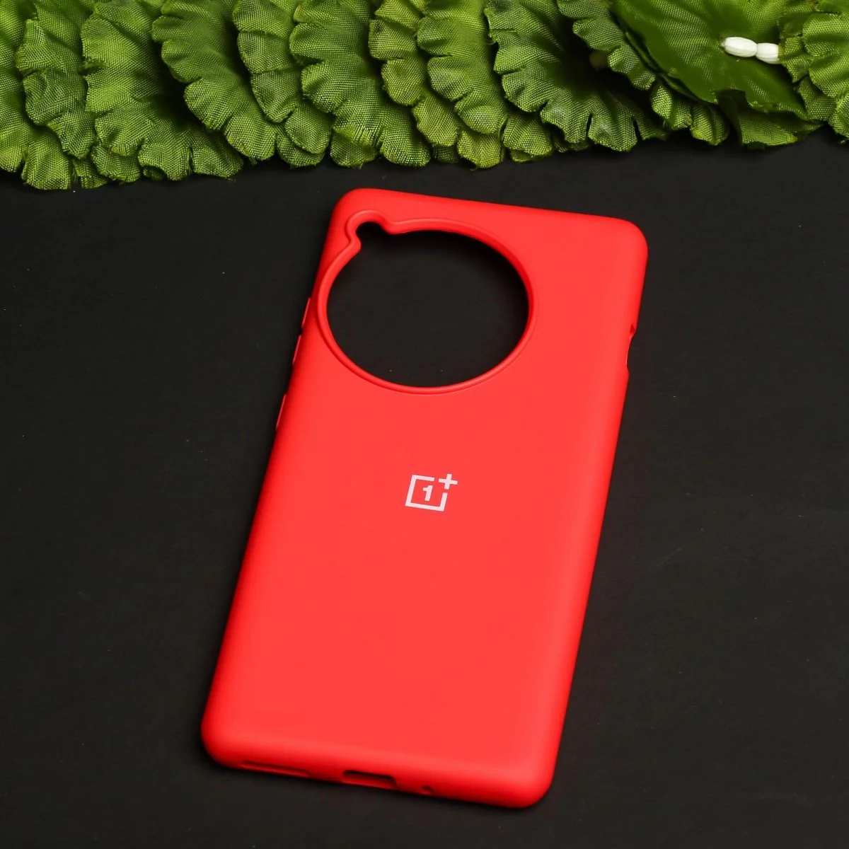 Red Original Silicone Case for Oneplus 12R - Image 2