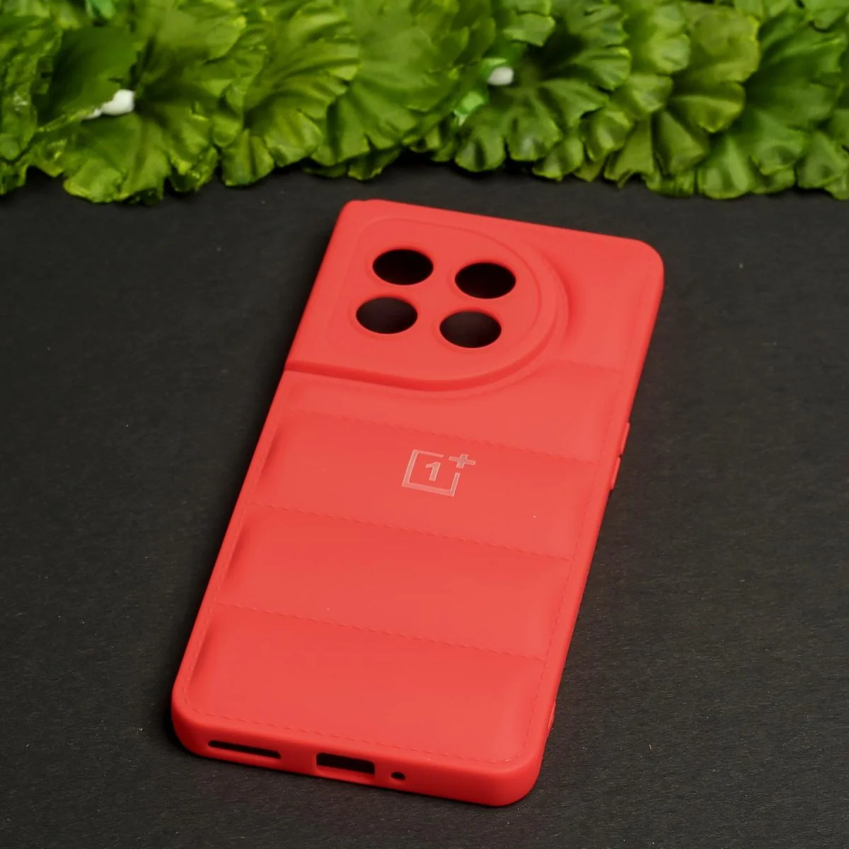 Red Puffon silicone case for Oneplus 11R - Image 2