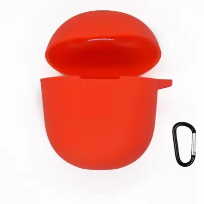 Red Silicone buds case for Boat 381