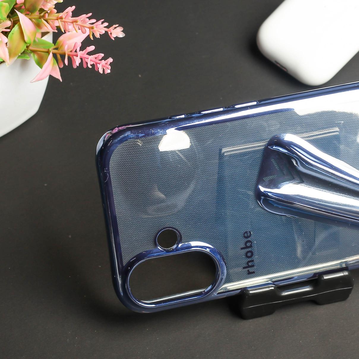 Rhobe Blue Silicone Case for Apple Iphone 16 Plus - Image 3