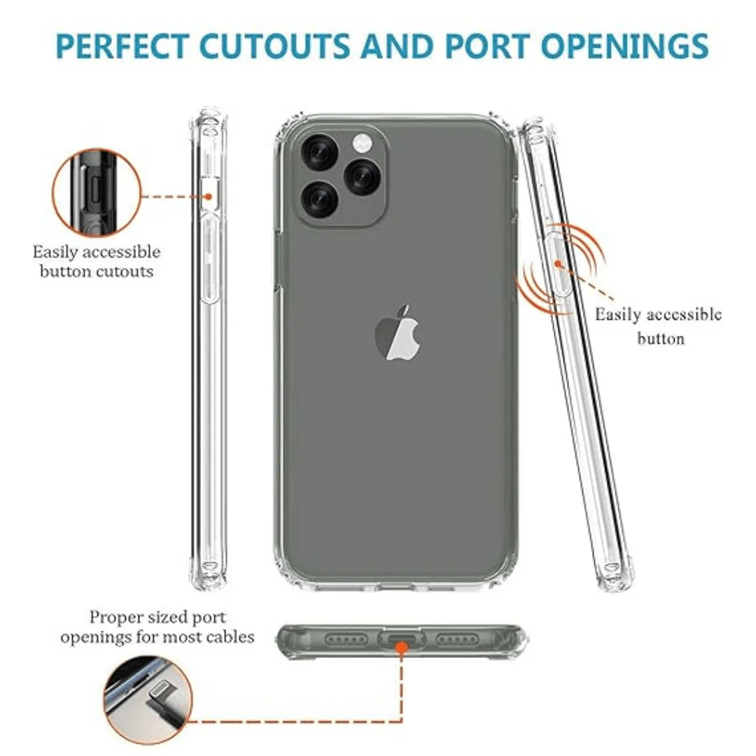 SilicaClear Transparent Silicone Case for Apple Iphone 11 Pro Max - Image 4