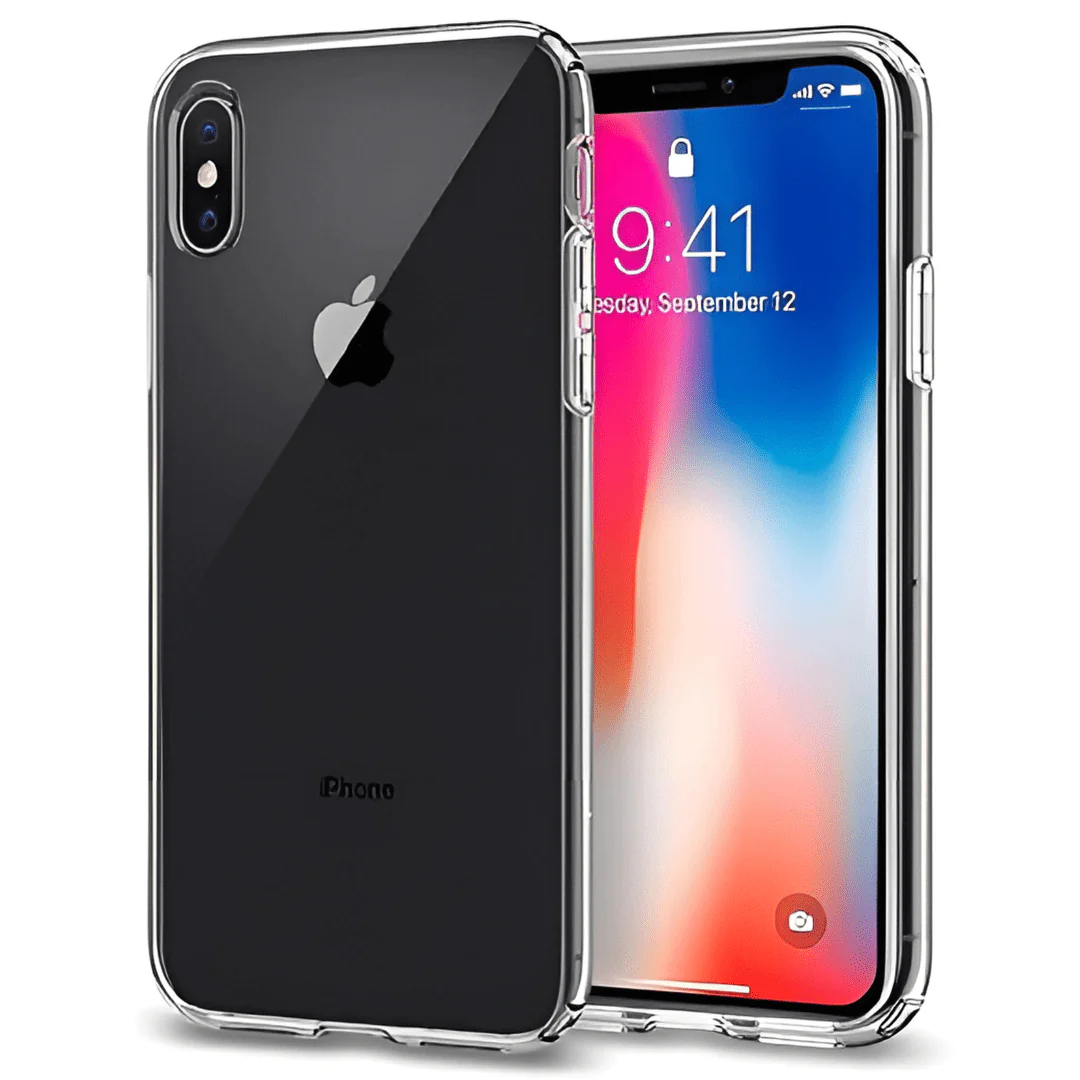 SilicaClear Transparent Silicone Case for Apple Iphone X/XS
