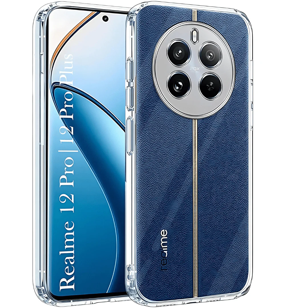 SilicaClear Transparent Silicone Case for Realme 12 Pro - Image 3