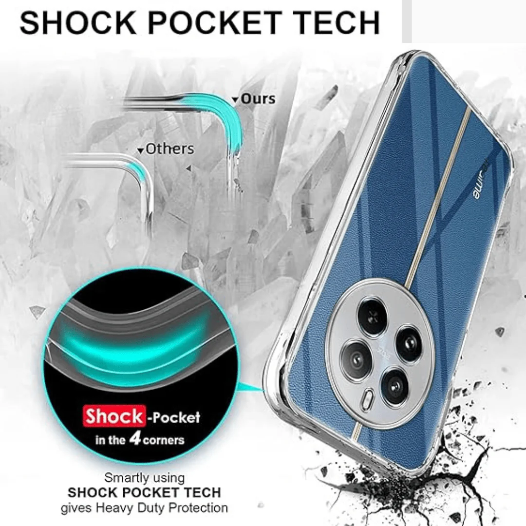 SilicaClear Transparent Silicone Case for Realme 12 Pro - Image 7