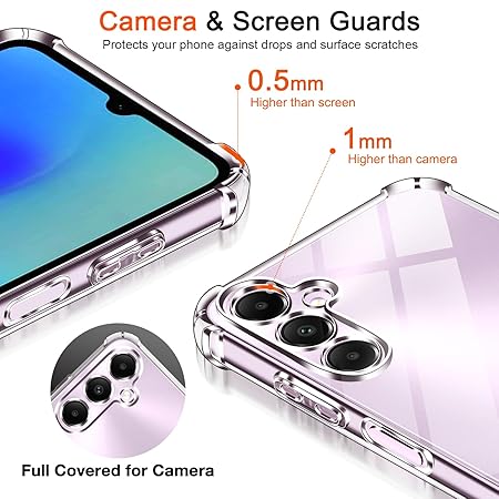 SilicaClear Transparent Silicone Case for Samsung A36 - Image 4