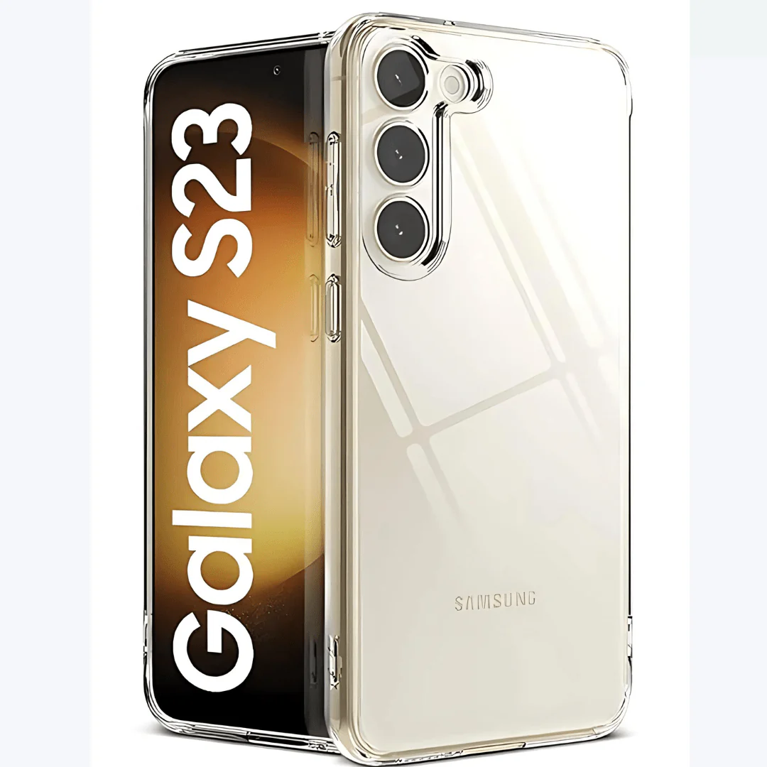 SilicaClear Transparent Silicone Case for Samsung S23 - Image 3