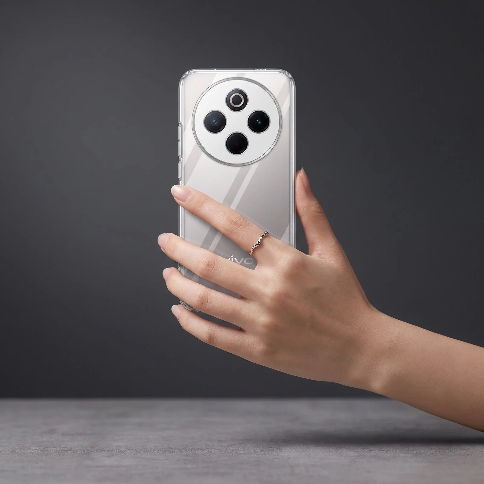 SilicaClear Transparent Silicone Case for Vivo T4 - Image 2
