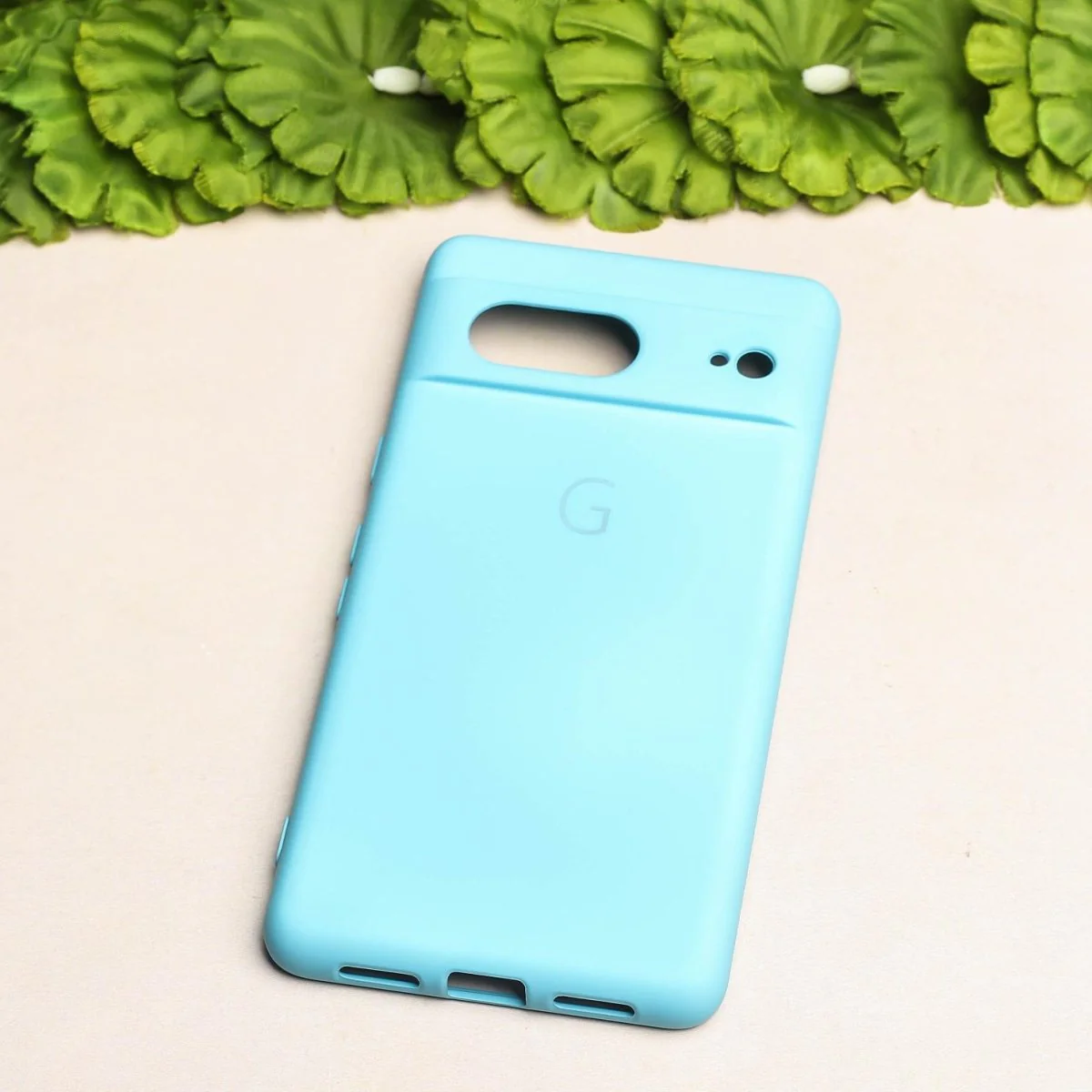 Sky Blue Camera Original Silicone case for Google Pixel 7 - Image 3