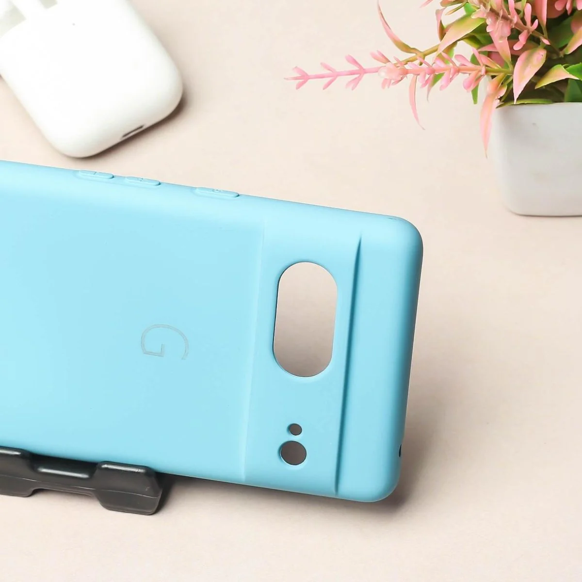 Sky Blue Camera Original Silicone case for Google Pixel 7 - Image 4