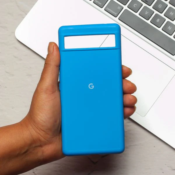 Sky blue Original Silicone case for Google Pixel 8a